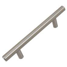 Load image into Gallery viewer, 95mm (3.75") Center to Center Polished Chrome Modern Cabinet Hardware Handle