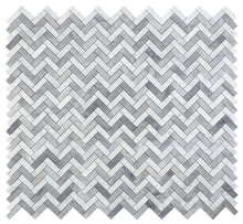 Load image into Gallery viewer, Elysium Tiles Chevron Long Loft 11" x 12.5" Mosaic Tile