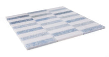 Load image into Gallery viewer, Elysium Tiles Slot Crystal Ocean 11.75" x 11.75" Mosaic Tile