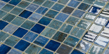 Load image into Gallery viewer, Elysium Tiles Vanguard Forest Blue 12.25" x 18.5" Mosaic Tile
