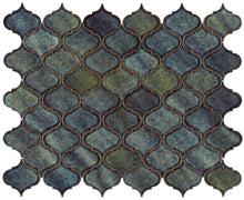 Load image into Gallery viewer, Elysium Tiles Calabash Multiblue 6" x 6" Mosaic Tile
