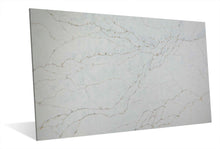 Load image into Gallery viewer, Vadara Quartz Sereno Gold Polished 126" x 63" Quartz Slab