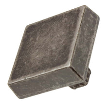 Load image into Gallery viewer, 28.5 mm (1.125") Weathered Nickel Modern Square Cabinet Knob