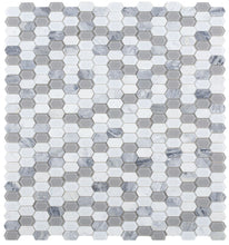 Load image into Gallery viewer, Elysium Tiles Montage Grey 12.5" x 13.25" Mosaic Tile