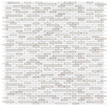 Load image into Gallery viewer, Elysium Tiles Haisa Grey Stack 12" x 12" Mosaic Tile