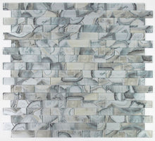Load image into Gallery viewer, Elysium Tiles Casale Shell Grey 11.75" x 11.75" Subway Tile