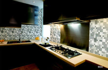 Load image into Gallery viewer, Elysium Tiles Sea 11.75" x 11.75" Mosaic Tile