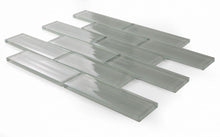 Load image into Gallery viewer, Elysium Tiles Casale Silver Grey 11.75" x 11.75" Mosaic Tile