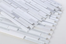 Load image into Gallery viewer, Elysium Tiles Linear Montage Light 11.75" x 12" Mosaic Tile
