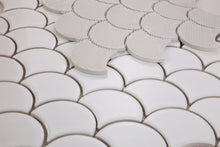 Load image into Gallery viewer, Elysium Tiles Snowglass Scale 9.25" x 9.5" Mosaic Tile