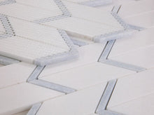 Load image into Gallery viewer, Elysium Tiles Arrow Ocean 12" x 12.75" Mosaic Tile