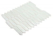 Load image into Gallery viewer, Elysium Tiles Arrow White 10.25" x 12.5" Mosaic Tile