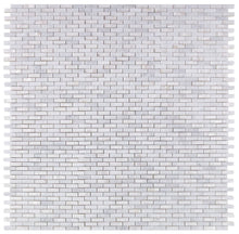 Load image into Gallery viewer, Elysium Tiles Diana Linear Carrara 11.75" x 12" Mosaic Tile