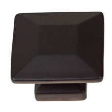 Load image into Gallery viewer, 35mm (1.375") Brass Gold Modern Square Cabinet Knob