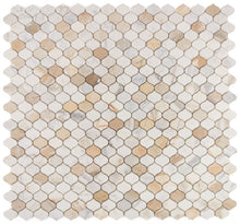 Load image into Gallery viewer, Elysium Tiles Water Drop Calacatta Gold Polished 11" x 11" Mosaic Tile