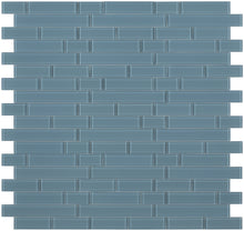Load image into Gallery viewer, Elysium Tiles Casale Blue Shining 11.75" x 11.75" Mosaic Tile