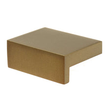 Load image into Gallery viewer, 38mm (1.5") Satin Nickel Modern Rectangular Dresser Drawer Finger Pull Knob