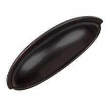 Load image into Gallery viewer, 74.6mm (2 15/16") Center to Center Matte Black Classic Bin Pull Cabinet Hardware Cup Handle