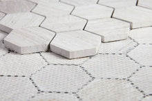 Load image into Gallery viewer, Elysium Tiles Hexagon Grey 12" x 12" Mosaic Tile