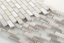 Load image into Gallery viewer, Elysium Tiles Bride 10.75" x 11.75" Mosaic Tile