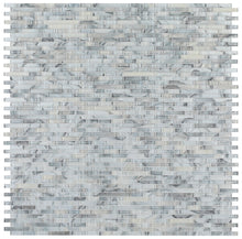 Load image into Gallery viewer, Elysium Tiles Linear Shell Grey 11.75" x 12" Mosaic Tile