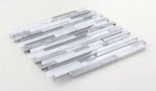 Load image into Gallery viewer, Elysium Tiles Linear Montage Grey 11.75" x 12" Mosaic Tile