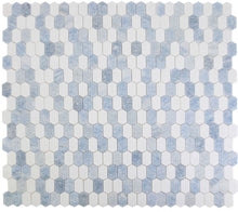 Load image into Gallery viewer, Elysium Tiles Montage Crystal Ocean 12.5" x 13.25" Mosaic Tile