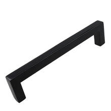 Load image into Gallery viewer, 127mm (5") Center to Center Satin Nickel Solid Square Bar Pull Cabinet Hardware Handle