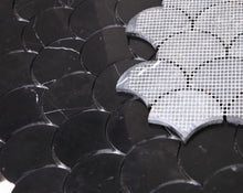 Load image into Gallery viewer, Elysium Tiles Dragon Scale Marquina 10.5" x 13" Mosaic Tile