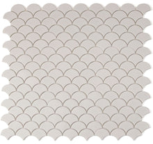 Load image into Gallery viewer, Elysium Tiles Snowglass Scale 9.25" x 9.5" Mosaic Tile
