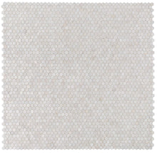 Load image into Gallery viewer, Elysium Tiles Pearl White Hexagon 11.5" x 11.75" Mosaic Tile