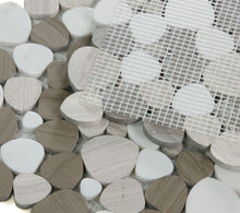 Load image into Gallery viewer, Elysium Tiles Aphrodite Smoke 12" x 12" Mosaic Tile