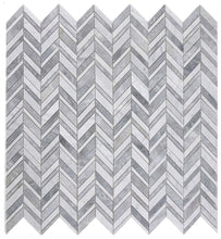 Load image into Gallery viewer, Elysium Tiles Chevron Shadow Dusk 11.75" x 12" Mosaic Tile