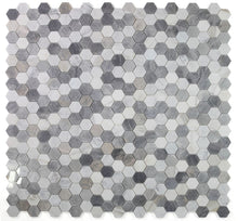 Load image into Gallery viewer, Elysium Tiles Hexagon City Grey 11.75" x 12" Mosaic Tile