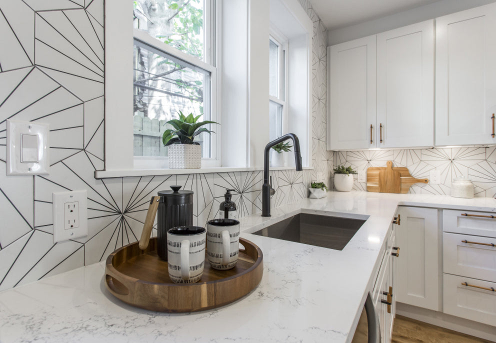 HanStone Chantilly 65" x 130" Quartz Slab GVG Stone Tiles