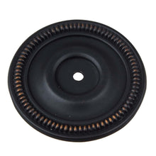 Load image into Gallery viewer, 63.5mm (2.5") Antique Brass Round Classic Cabinet Hardware Backplate