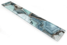 Load image into Gallery viewer, Elysium Tiles Aura Shell Green 4" x 24" Mosaic Tile