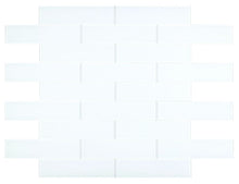 Load image into Gallery viewer, Elysium Tiles Lucy White Glossy 4" x 16" Subway Tile