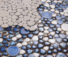 Load image into Gallery viewer, Elysium Tiles Growing Royal Blue 11.5" x 11.5" Mosaic Tile