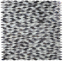 Load image into Gallery viewer, Elysium Tiles Inari Grey Oval 11" x 11.50" Mosaic Tile