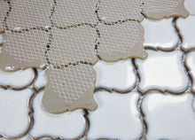 Load image into Gallery viewer, Elysium Tiles Hulu Fancy White 10.75" x 11.25" Mosaic Tile