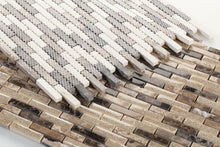 Load image into Gallery viewer, Elysium Tiles Cappuccino 11.75" x 12" Mosaic Tile