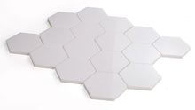Load image into Gallery viewer, Elysium Tiles Hexagon Thassos Polished 10.25" x 11.75" Mosaic Tile