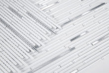 Load image into Gallery viewer, Elysium Tiles Whiskers White 11.75" x 11.75" Mosaic Tile