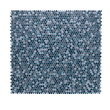 Load image into Gallery viewer, Elysium Tiles Penny Round Gradient Blue 11.5" x 12.25" Mosaic Tile