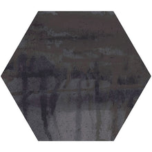 Load image into Gallery viewer, GT Princeton Glaze Hex Series Nero Night 4.75" x 5.5" Mosaic Tile (4.54 ft² Per Box)