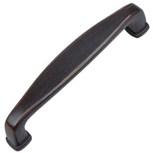 Load image into Gallery viewer, 95mm (3.75") Center to Center Matte Black Classic Decorative Pull Cabinet Hardware Handle