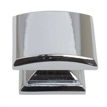 Load image into Gallery viewer, 32mm (1.25") Brushed Pewter Domed Convex Square Cabinet Knob
