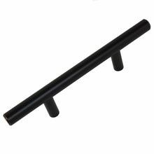 Load image into Gallery viewer, 76mm (3") Center to Center Oil Rubbed Bronze Modern Solid Steel Cabinet Hardware Handle
