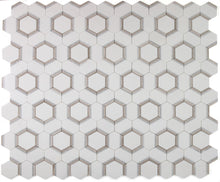 Load image into Gallery viewer, Elysium Tiles Hexagon Royal Sky 12" x 13.75" Mosaic Tile
